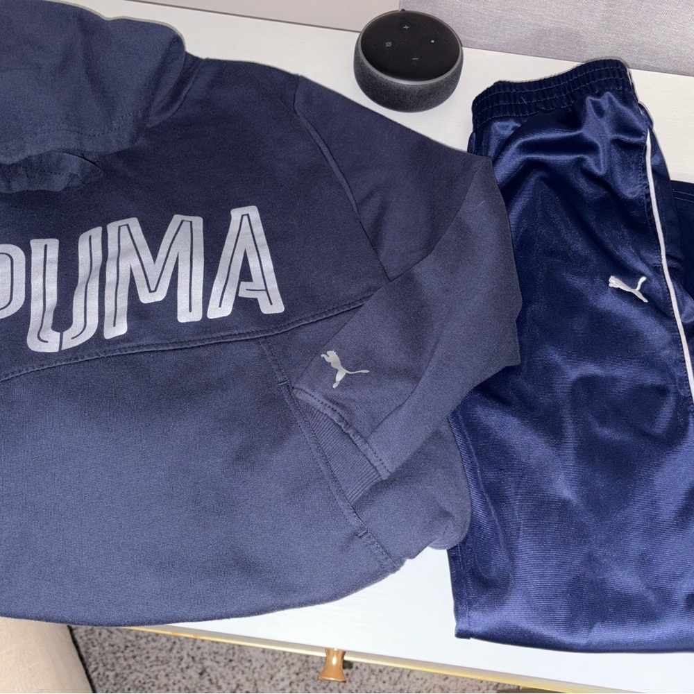 PUMA Dark Blue Hoodie and Track Pants